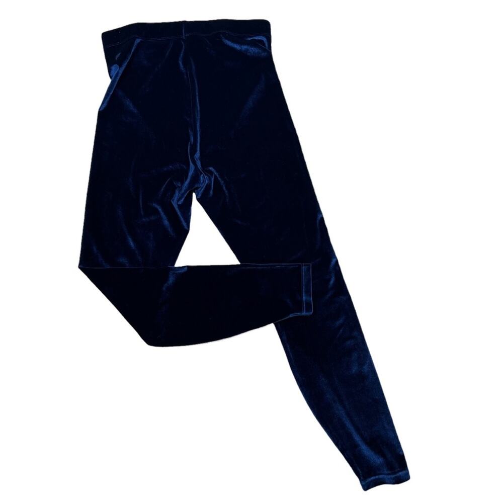 Fabletics Emma Velour Legging In Large Deep Navy - Picture 5 of 8